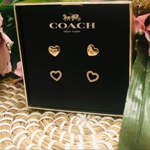 COACH ❤️ Stud earrings set
